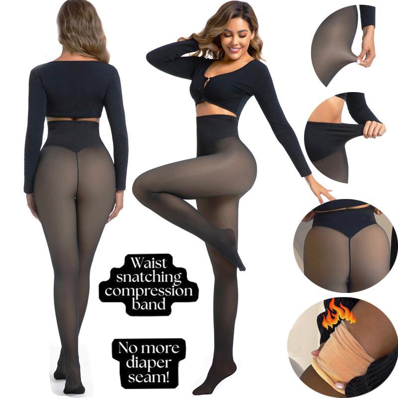 High-Waisted Tummy Control Sheer Leggings