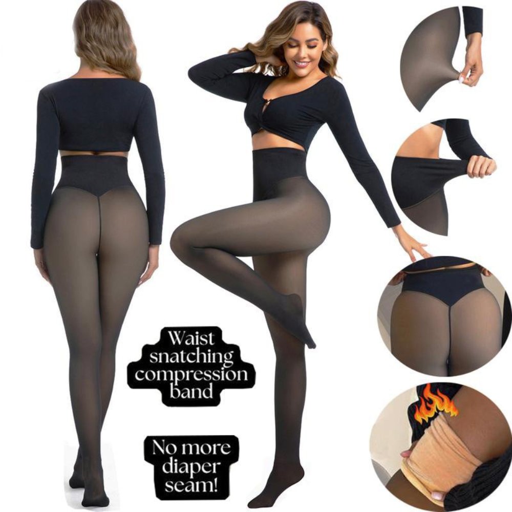 Leggings High-Waisted Tummy Control Sheer Leggings